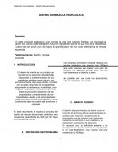 Trabajo Diseño de mezcla hidraulica.
