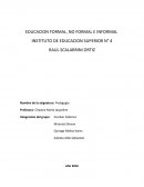 Educacion formal informal y no formal.