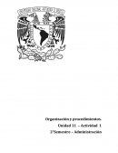 Organización y procedimientos.