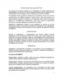 SITUACIÓN ACTUAL DEL INSTITUTO