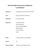 INSTITUCIUONES EDUCATIVAS EVANGELICAS “LA ESPERANZA”