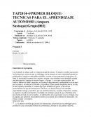 TAP2014-4/PRIMER BLOQUE-TECNICAS PARA EL APRENDIZAJE AUTONOMO (Amparo Sastoque)Grupo[003].