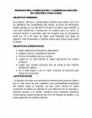 PRODUCCIÒN, FABRICACIÒN Y COMERCIALIZACIÒN DE LENCERIA PARA DAMA