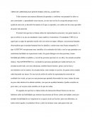 Ensayo TIPOS DE APRENDIZAJE KINESTESICO, VISUAL Y AUDITIVO.