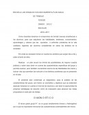 Plan anual de trabajo. TERCER GRADO CICLO ESCOLAR