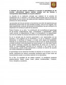 Explicar de qué manera contribuye la escuela al aprendizaje de las normas.