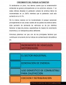 Crecimiento del parque automotor