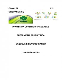 PROYECTO: JUVENTUD SALUDABLE. Página 1