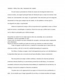 Teoría y Práctica de trabajo de campo.