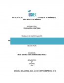 Trabajo de investigación. Programa de Modernizacion Educativa en Mexico.