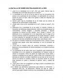 LA BATALLA DE SOBRE NEUTRALIDADES DE LA RED.