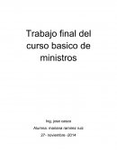 Trabajo final del curso basico de ministros