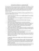Ensayo - Antecedentes históricos de la administración.