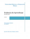México Evidencia de Aprendizaje Acto Mercantil