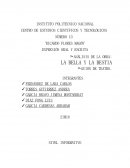 ANÁLISIS DE LA OBRA: LA BELLA Y LA BESTIA