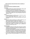 DEBATE RURALIDAD COMO ESTRATEGIA PARA EL DESARROLLO