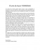 El arte de hacer VIDRIERAS