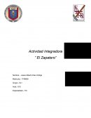 Actividad Integradora ” El Zapatero”