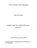 TITULO: MI PAPEL EN MI COMUNIDAD.