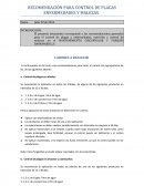 RECOMENDACIÓN PARA CONTROL DE PLAGAS ENFERMEDADES Y MALEZAS.