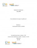 Proceso administrativo de la empresa “La gallina de oro”