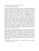 Narración literaria de una secuencia cinematográfica.