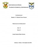 El tema de que se va a tratar este trabajo es la historia de las contribuciones en México, así como la historia de las contribuciones a nivel internacional.