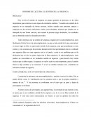 INFORME DE LECTURA: EL SENTIDO DE LA URGENCIA