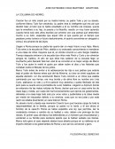 LA COLUMNA DE HIERRO.Cicerón fue un niño criado por su madre Helvia, su padre Tulio y por su abuelo, conforme Marco Tulio fue creciendo