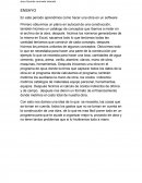 En este periodo aprendimos como hacer una obra en un software