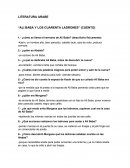 LITERATURA ARABE “ALI BABA Y LOS CUARENTA LADRONES” (CUENTO)