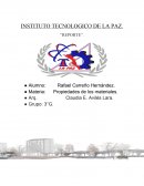 INSTITUTO TECNOLOGICO DE LA PAZ. “REPORTE”.