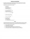 MODELOS DE INVENTARIOS.