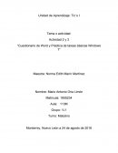 Cuestionario de Word y Práctica de tareas básicas Windows 7