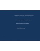 MATERIA METODOLOGIA DE LA INVESTIGACION .INFORME FINAL DE INVESTIGACION