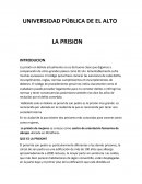 La prisión en Bolivia actualmente no es de buena clase