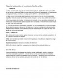 Categorías fundamentales del conocimiento filosófico jurídico