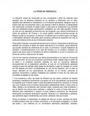 ENsayo LA CRISIS EN VENEZUELA