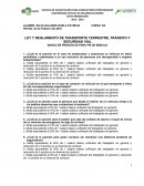 Preguntas de leyes y reglamentos.