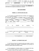 Contrato de promoción y gestoría que celebran por una parte la representada.