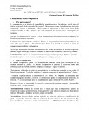 LA COMPARACIÓN EN LAS CIENCIAS SOCIALES.