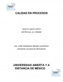 CALIDAD EN PROCESOS