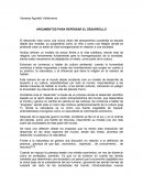 ARGUMENTOS PARA REPENSAR EL DESARROLLO.