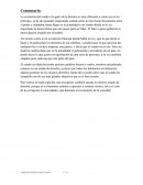 Comentario de evolución del estado.