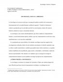 SOCIOLOGÍA, CIENCIA Y ORÍGENES