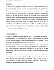 Teatrología. Página 1