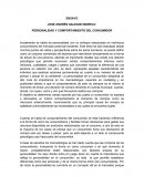 Personalidad y comportamiento del consumidor.