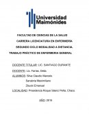 Actividad nº 1 Trabajo práctico de enfermeria general Caso “José bombero”