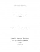 Evalución Psicológica.