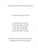 Actividades de prevención del riesgo público